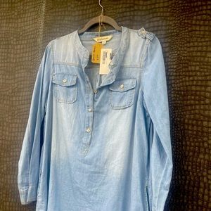 Button down blue Jean shirt